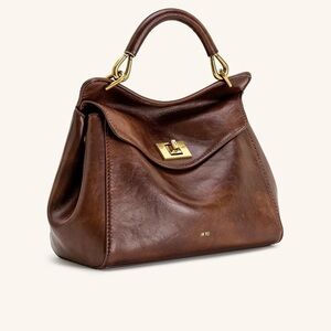 JW PEI Brown Leather Satchel